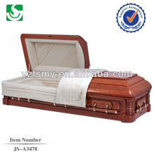 High-end American style standard wood mahogany casket